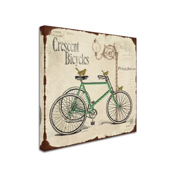 Jean Plout 'Bike 1' Canvas Art,14x14